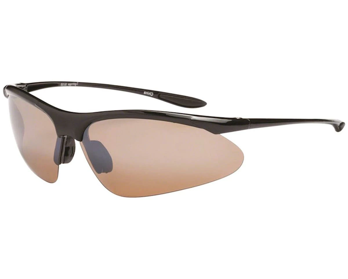Optic Nerve Tightrope Sunglasses (Black) (Brown Silver Flash Lens) (Polarized) 1 Optic Nerve Tightrope Sunglasses (Black) (Brown Silver Flash Lens) (Polarized)