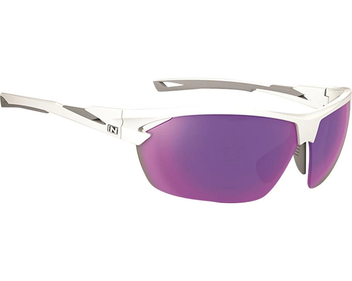 Optic Nerve Tach Sunglasses (Shiny White/Grey) 1 Optic Nerve Tach Sunglasses (Shiny White/Grey)