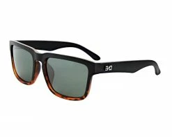 Optic Nerve ONE Mashup Sunglasses (Matte Black Demi Fade) (Grey Lens)