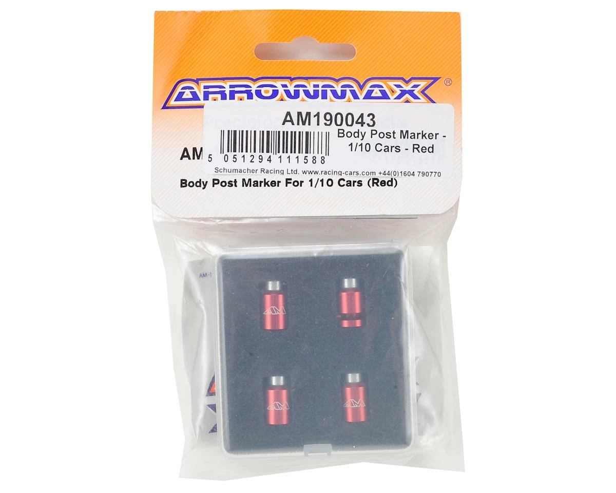 AM Arrowmax 1/10 Body Post Marker (Red) 2 AM Arrowmax 1/10 Body Post Marker (Red) - Image 2