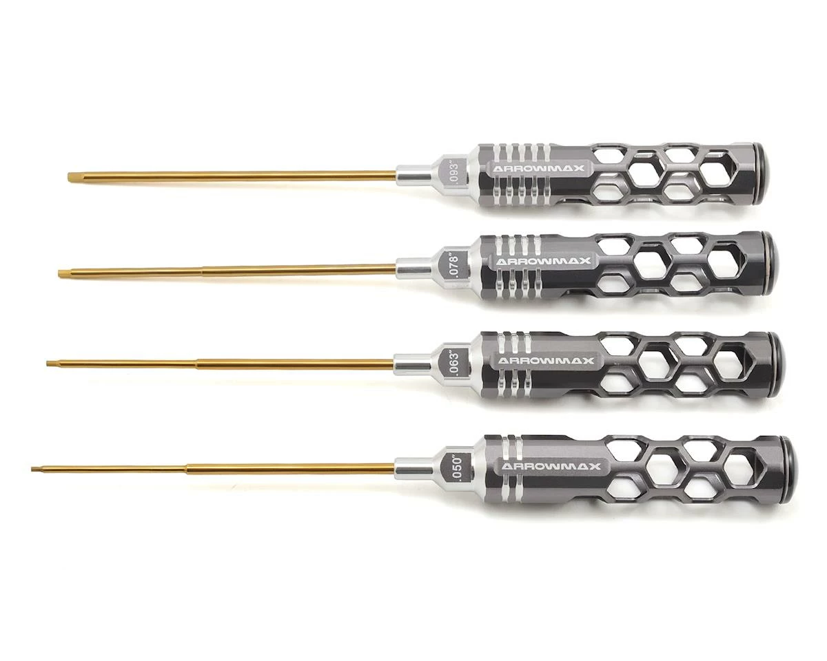 AM Arrowmax Allen Wrench Set V2 (4) .050, 1/16, 5/64, 3/32 1 AM Arrowmax Allen Wrench Set V2 (4) .050, 1/16, 5/64, 3/32