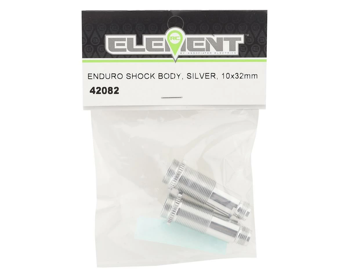 Element RC Enduro 10x32mm Shock Bodies (Silver) (2) 2 Element RC Enduro 10x32mm Shock Bodies (Silver) (2) - Image 2