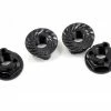 Avid RC Triad 4mm Light Weight Serrated Wheel Nut Set (4) (Black)