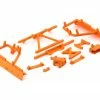 Axial RBX10 Ryft Cage Supports & Battery Tray (Orange)