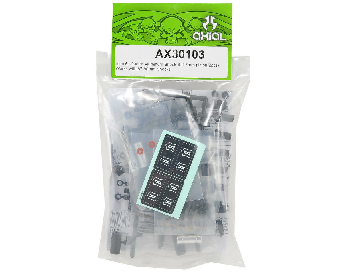 Axial 61-90mm Icon Aluminum Shock Set (2) 2 Axial 61-90mm Icon Aluminum Shock Set (2) - Image 2