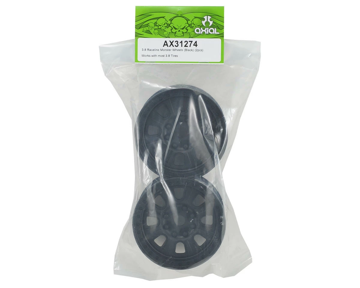 Axial 3.8 "Raceline Monster" Wheels (Black) (2) 3 Axial 3.8 "Raceline Monster" Wheels (Black) (2) - Image 3