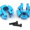 Axial 12mm Aluminum Shock Spring Retainer (Blue) (2)