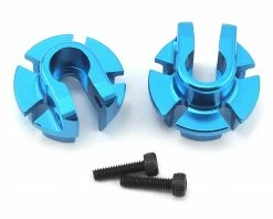 Axial 12mm Aluminum Shock Spring Retainer (Blue) (2)
