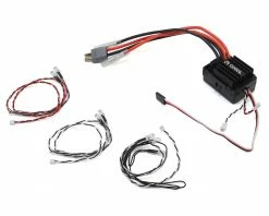Axial AE-5L Waterproof 3S Brushed Crawler ESC w/LED Port & Lights