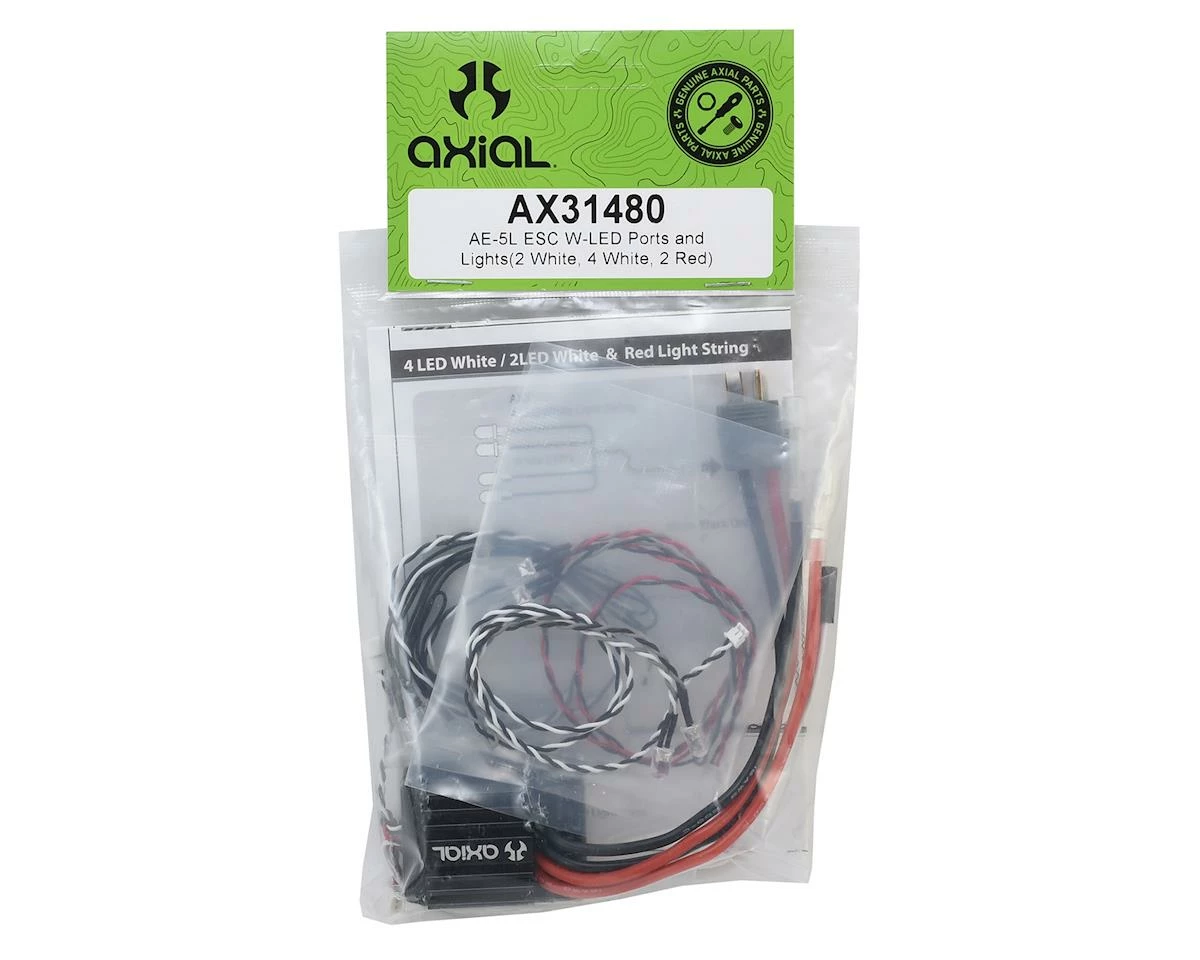 Axial AE-5L Waterproof 3S Brushed Crawler ESC w/LED Port & Lights 2 Axial AE-5L Waterproof 3S Brushed Crawler ESC w/LED Port & Lights - Image 2