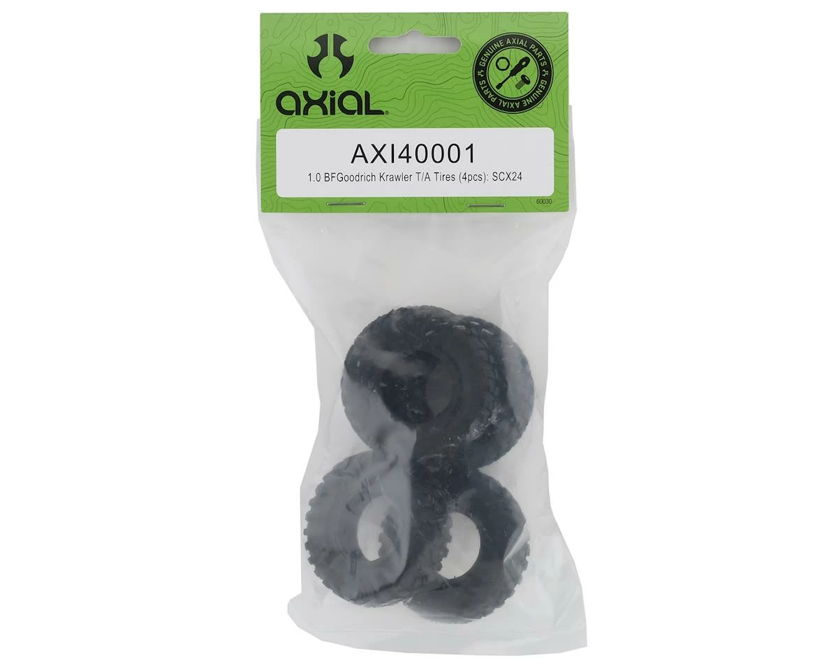 Axial SCX24 1.0" BFGoodrich Krawler T/A Tires (4) 2 Axial SCX24 1.0" BFGoodrich Krawler T/A Tires (4) - Image 2