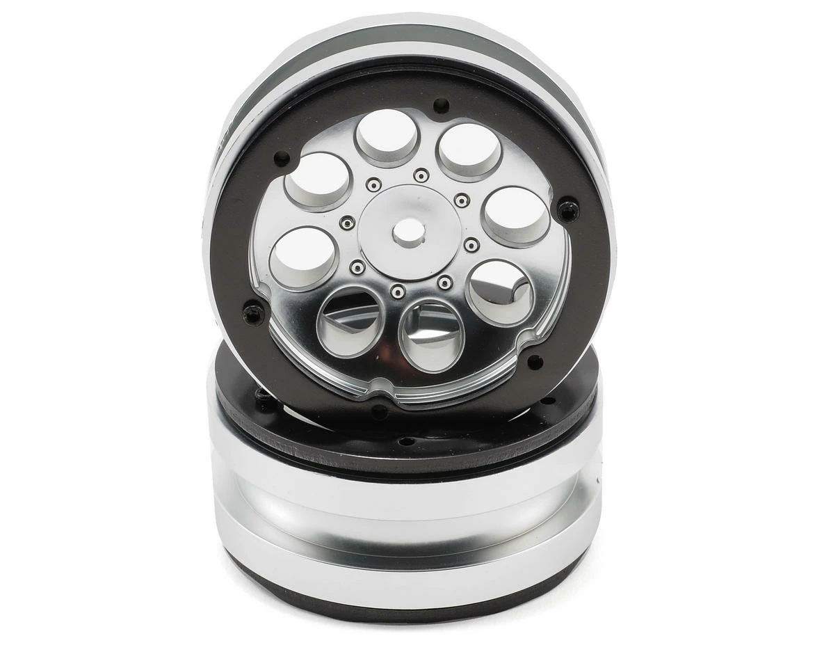 Axial 8 Hole Beadlock 1.9 Rock Crawler Wheels (2) (Satin Chrome) 1 Axial 8 Hole Beadlock 1.9 Rock Crawler Wheels (2) (Satin Chrome)