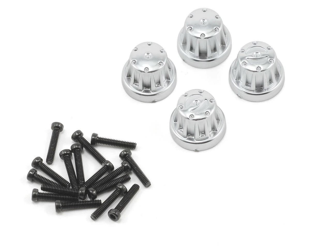 Axial 8 Hole Beadlock 1.9 Rock Crawler Wheels (2) (Satin Chrome) 2 Axial 8 Hole Beadlock 1.9 Rock Crawler Wheels (2) (Satin Chrome) - Image 2