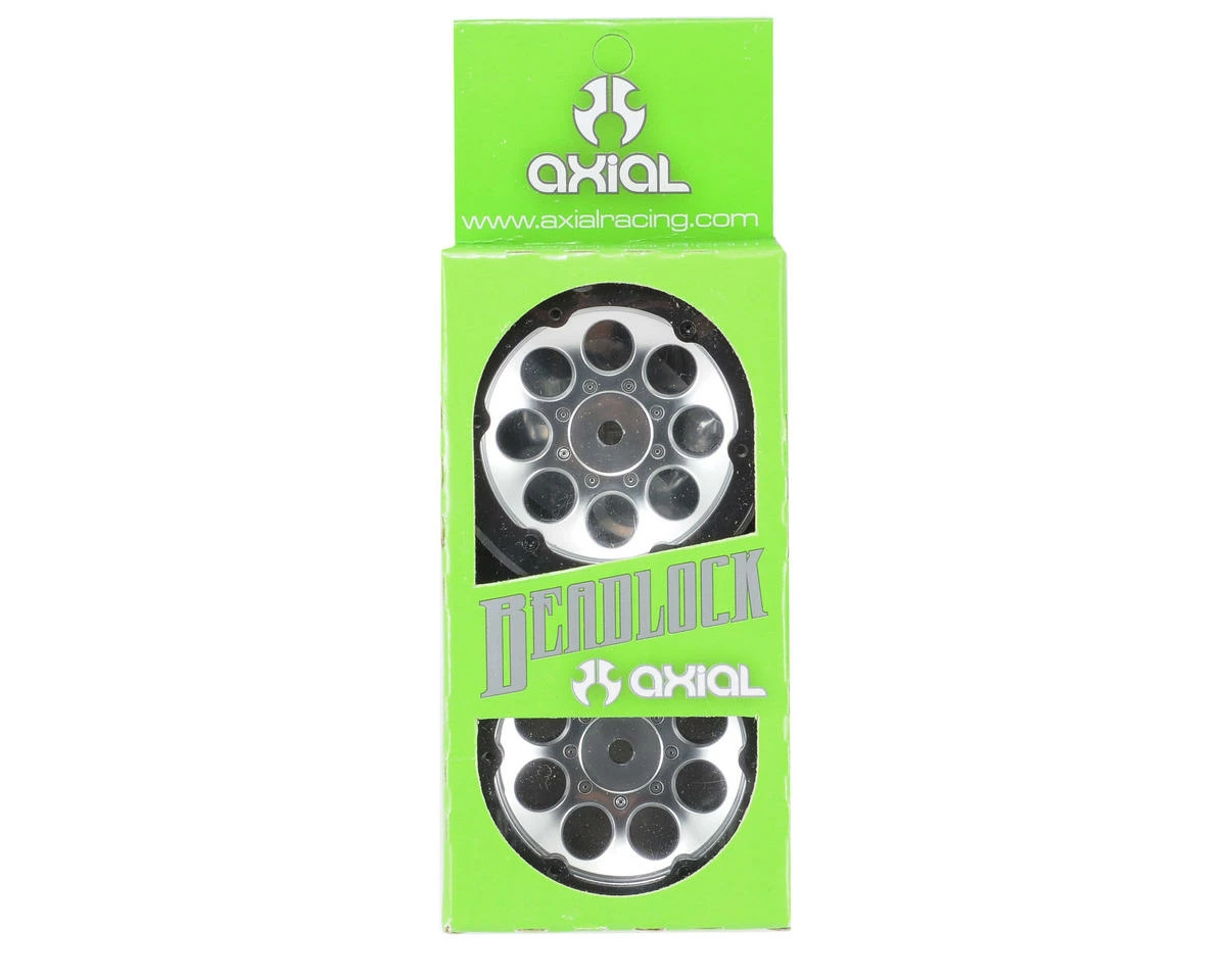 Axial 8 Hole Beadlock 1.9 Rock Crawler Wheels (2) (Satin Chrome) 3 Axial 8 Hole Beadlock 1.9 Rock Crawler Wheels (2) (Satin Chrome) - Image 3