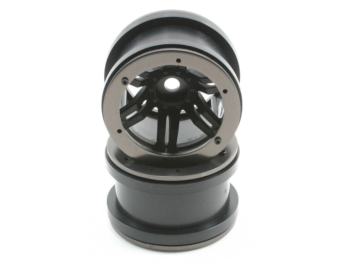 Axial Rockster Beadlock 2.2 Rock Crawler Wheels (2) (Black) 1 Axial Rockster Beadlock 2.2 Rock Crawler Wheels (2) (Black)