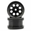 Axial 8 Hole 2.2" Beadlock Rock Crawler Wheels (2) (Black)