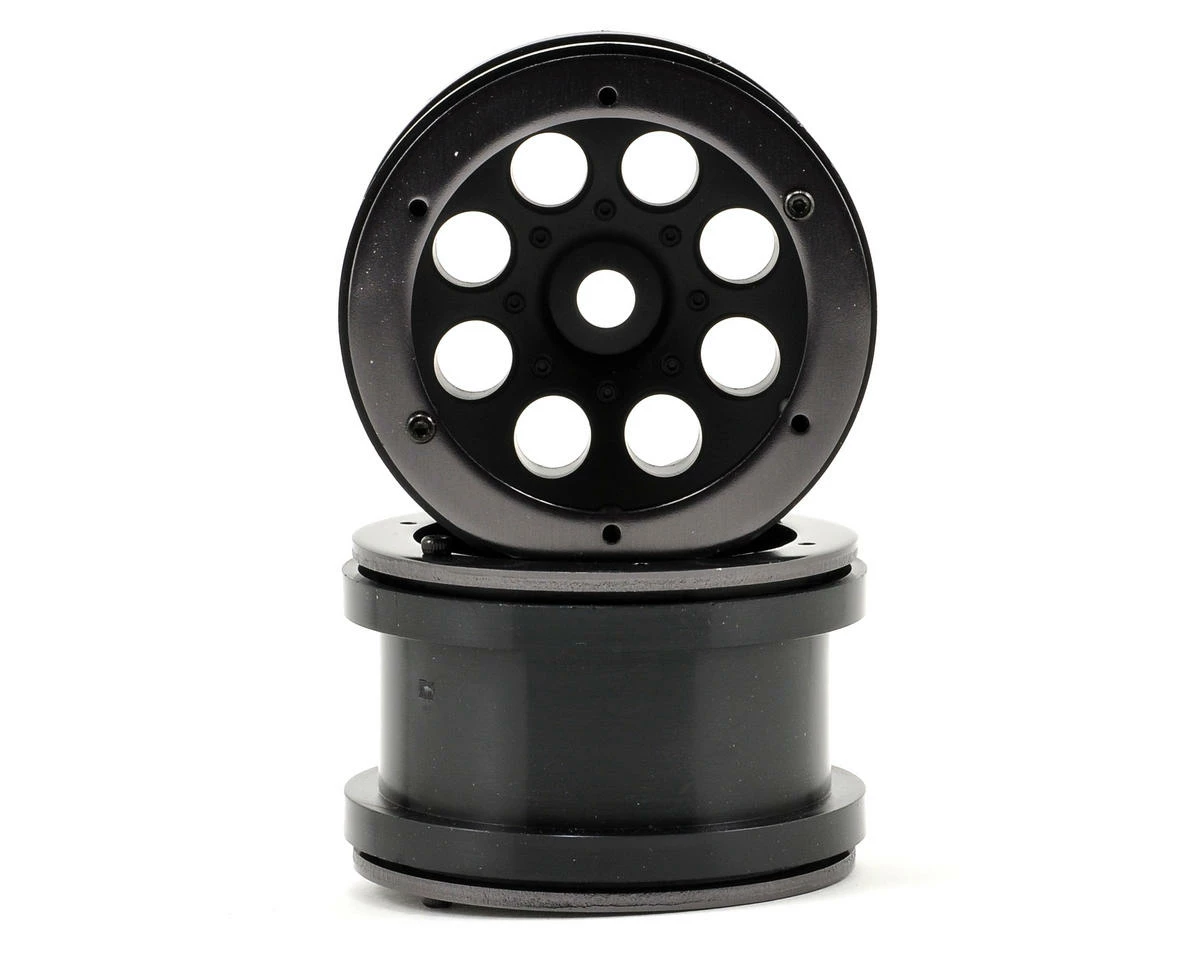Axial 8 Hole 2.2" Beadlock Rock Crawler Wheels (2) (Black) 1 Axial 8 Hole 2.2" Beadlock Rock Crawler Wheels (2) (Black)