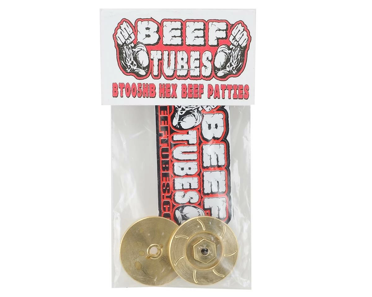 Beef Tubes Beef Patties (Brass) (2) (Hex Style) 2 Beef Tubes Beef Patties (Brass) (2) (Hex Style) - Image 2