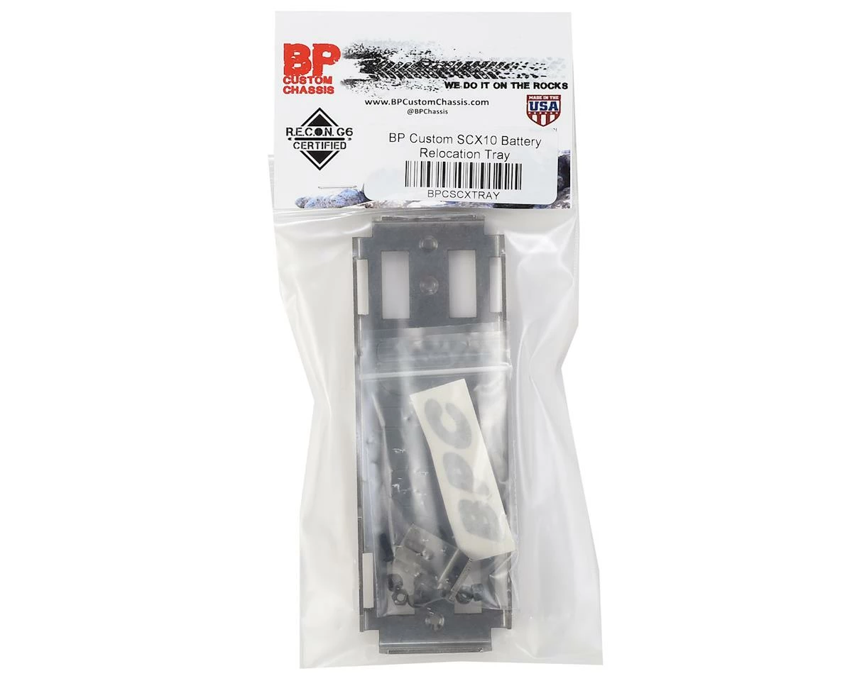 BP Custom SCX10 Battery Relocation Tray 2 BP Custom SCX10 Battery Relocation Tray - Image 2