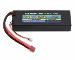 Common Sense RC Lectron Pro 2S 75C LiPo Battery w/T-Style (7.4V/7600mAh)