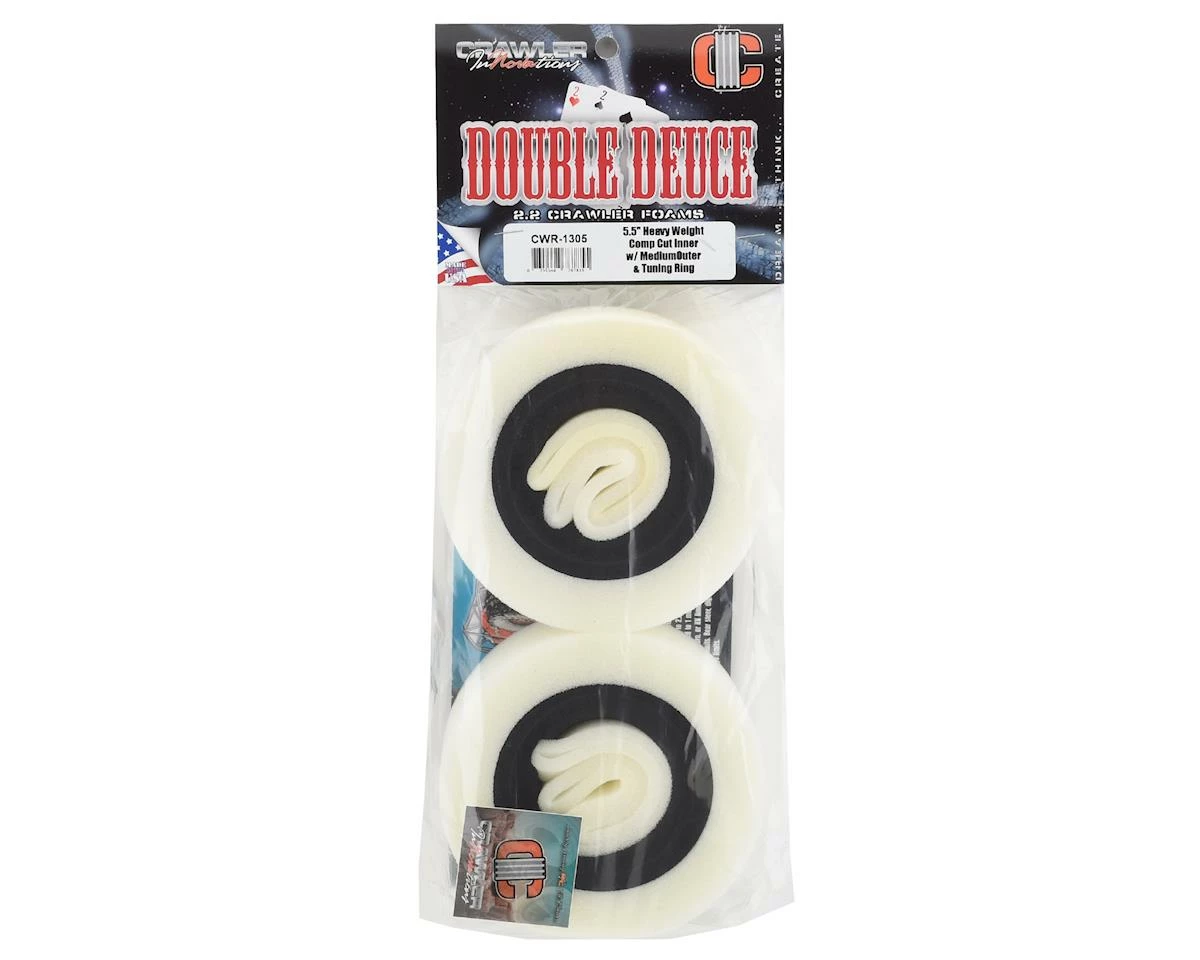 Crawler Innovations "Double Deuce 5.5" 2.2 Heavy Weight Crawler Foam w/Comp Cut Inner (2) (Medium Outer) 2 Crawler Innovations "Double Deuce 5.5" 2.2 Heavy Weight Crawler Foam w/Comp Cut Inner (2) (Medium Outer) - Image 2
