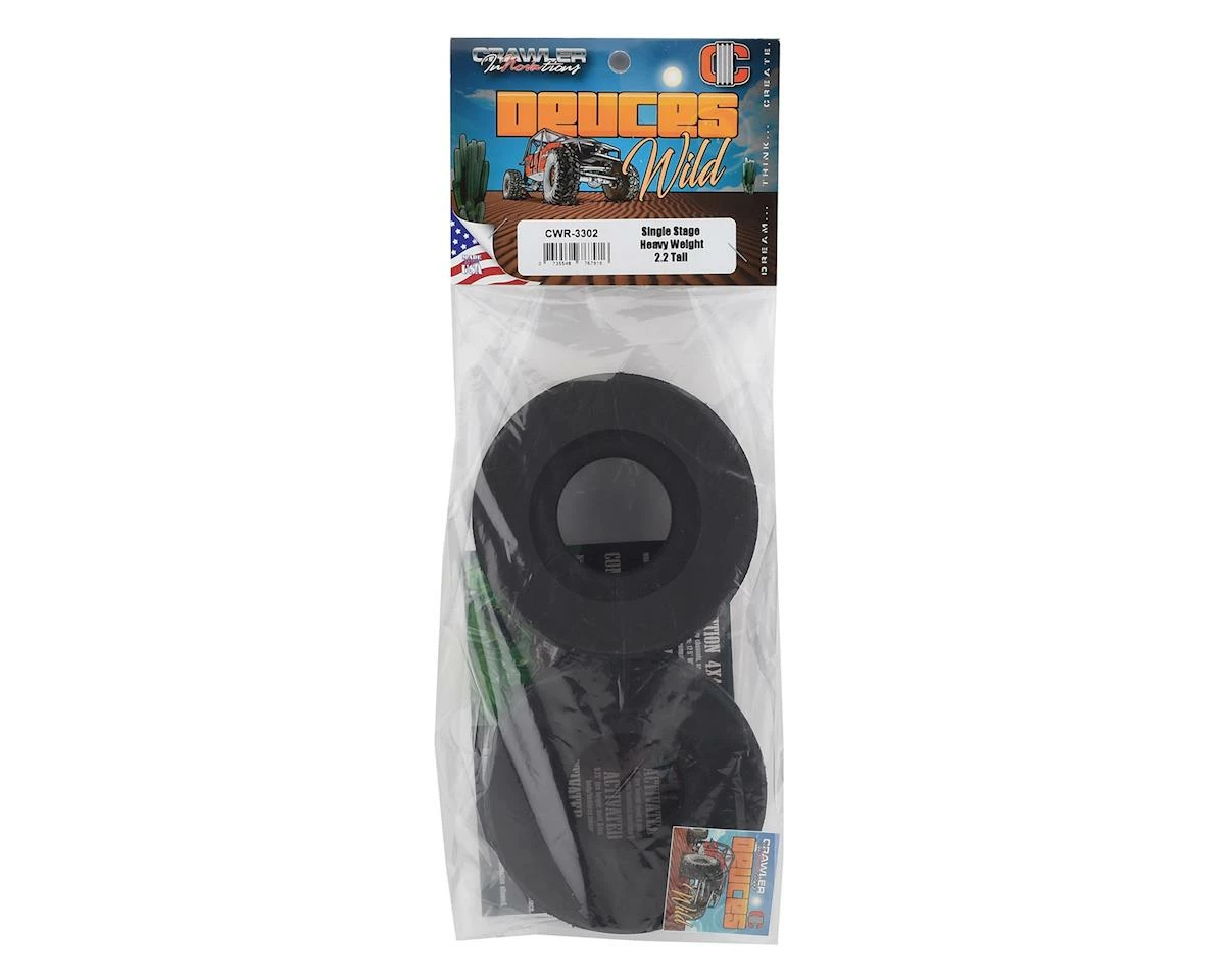 Crawler Innovations Deuce's Wild "Heavy Weight" 2.2 Tall Closed Cell Foam (2) 2 Crawler Innovations Deuce's Wild "Heavy Weight" 2.2 Tall Closed Cell Foam (2) - Image 2