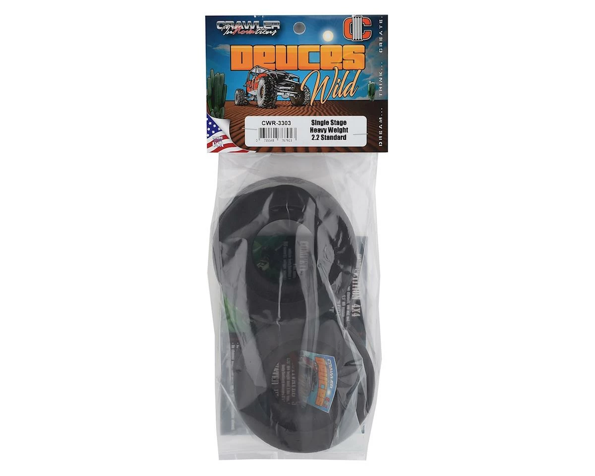 Crawler Innovations Deuce's Wild "Heavy Weight" 2.2" Closed Cell Foam (2) 2 Crawler Innovations Deuce's Wild "Heavy Weight" 2.2" Closed Cell Foam (2) - Image 2