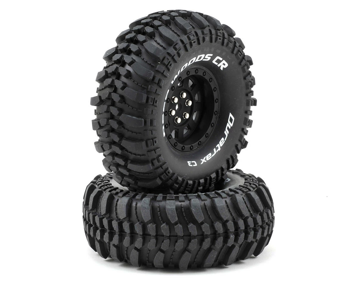 DuraTrax Deep Woods CR 1.9" Pre-Mounted Crawler Tires (2) (Black) (C3 - Super Soft) 1 DuraTrax Deep Woods CR 1.9" Pre-Mounted Crawler Tires (2) (Black) (C3 - Super Soft)