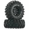 DuraTrax Showdown CR C3 Mounted 1.9" Crawler Tires (Black) (2)