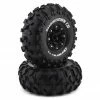 DuraTrax Showdown CR Mounted 2.2" Crawler Black Tires (2) (C3 - Super Soft)
