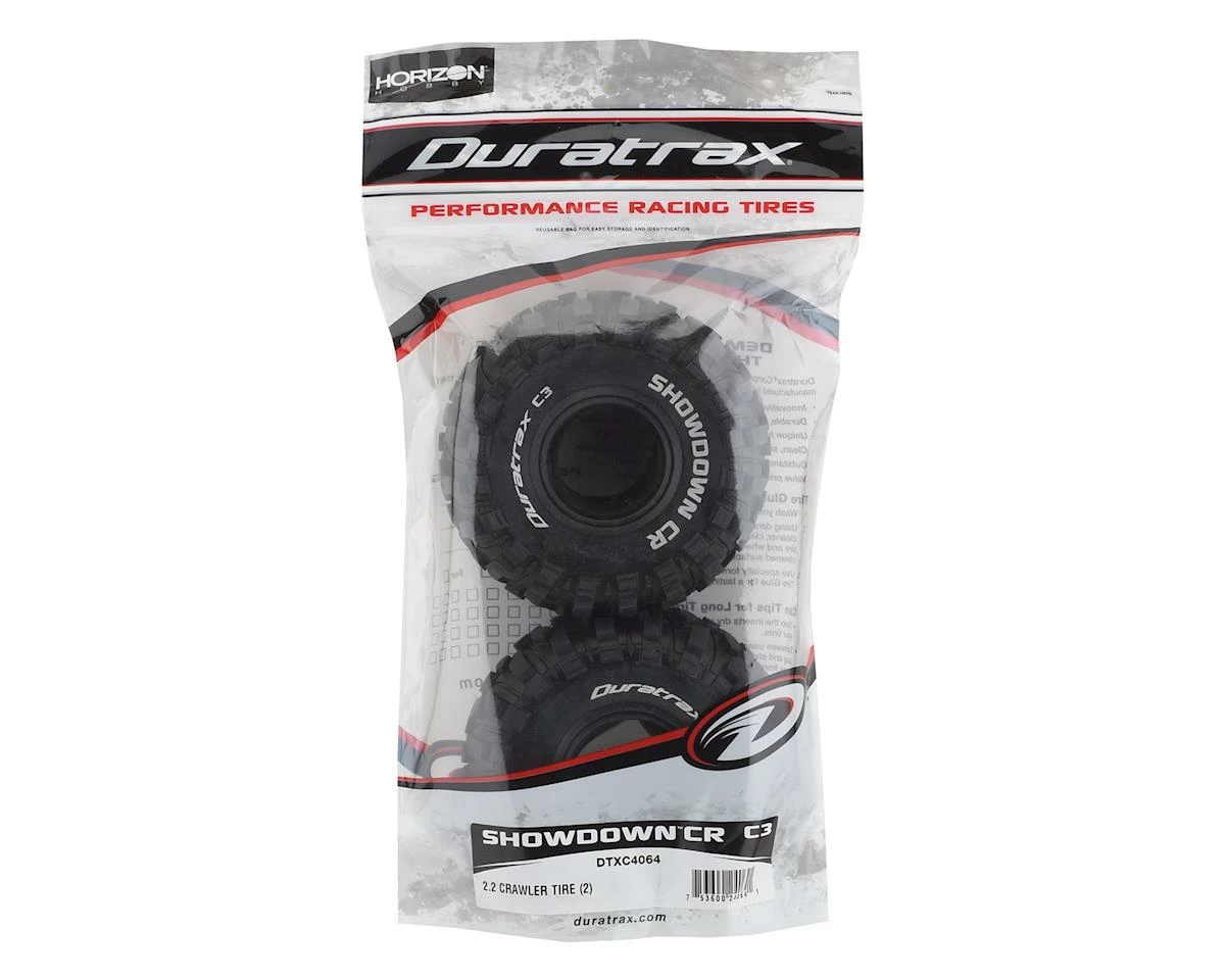 DuraTrax Showdown CR 2.2" Crawler Tire (2) (C3 - Super Soft) 2 DuraTrax Showdown CR 2.2" Crawler Tire (2) (C3 - Super Soft) - Image 2