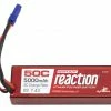 Dynamite Reaction HD 2S 50C Hard Case LiPo Battery w/EC5 (7.4V/5000mAh)