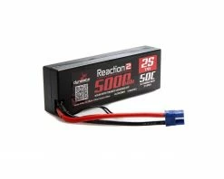 Dynamite Reaction 2.0 2S 50C Hard Case LiPo Battery w/EC3 (7.4V/5000mAh)