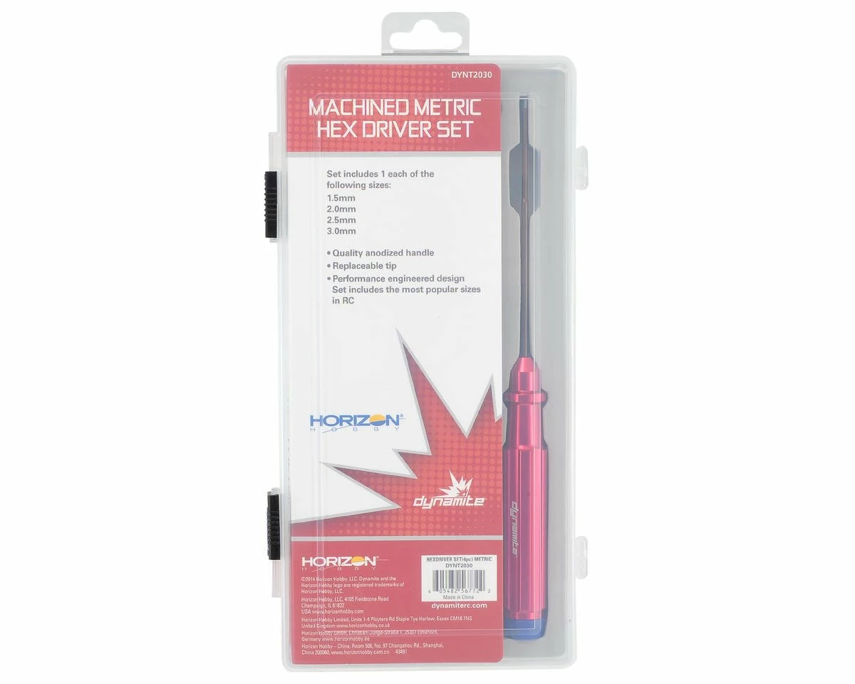 Dynamite Machined Metric Hex Driver Set (4) 2 Dynamite Machined Metric Hex Driver Set (4) - Image 2