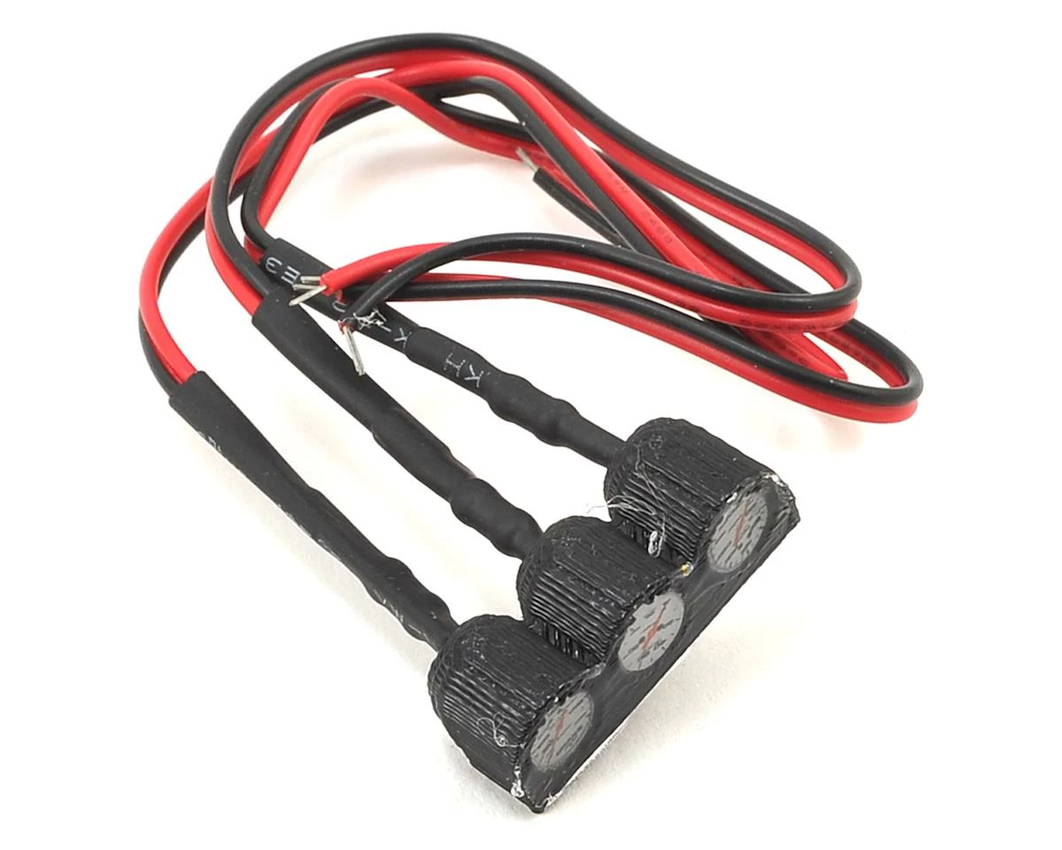 Exclusive RC Triple Gauge Straight Lit LED Pod 1 Exclusive RC Triple Gauge Straight Lit LED Pod
