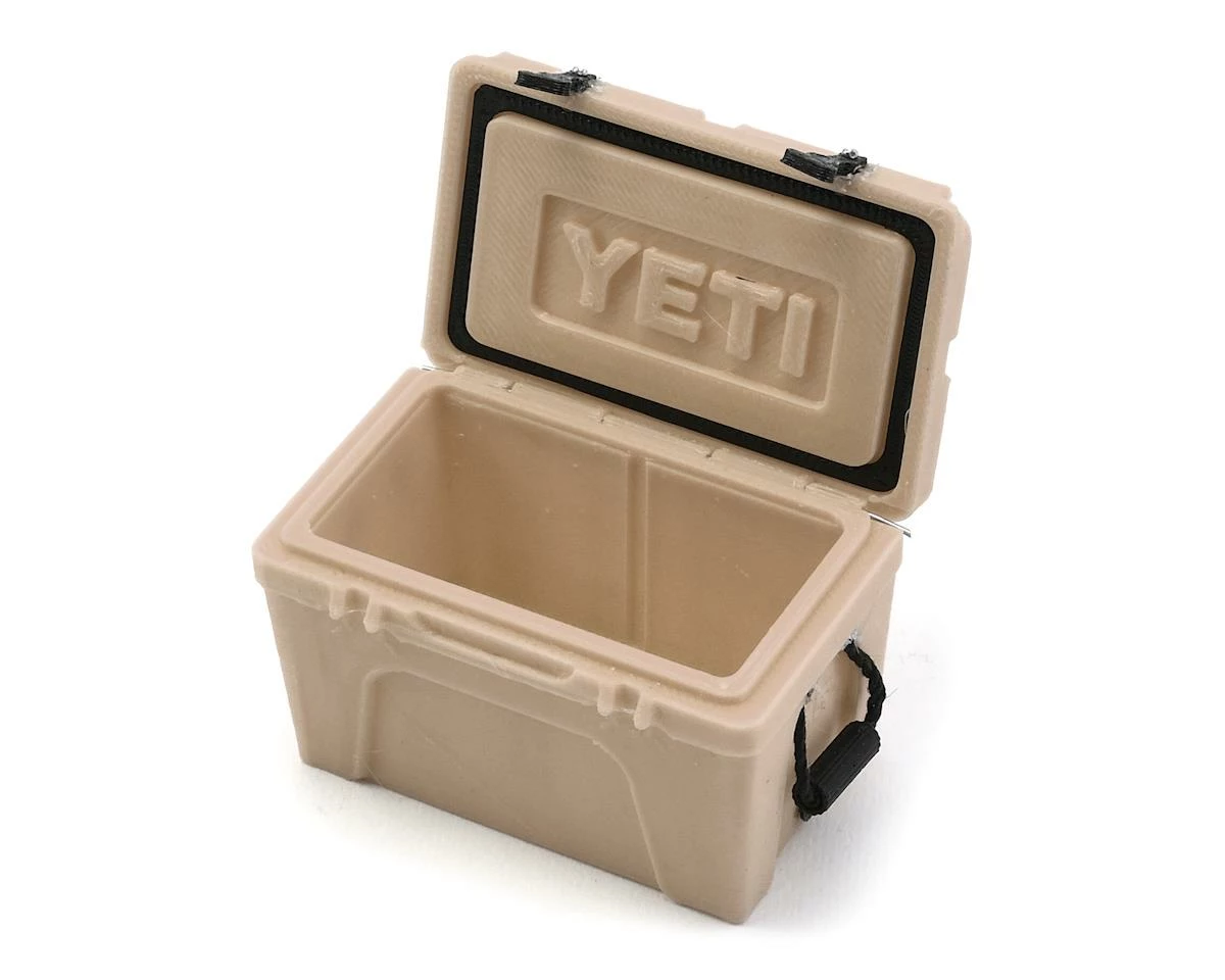 Exclusive RC Scale Yeti Cooler (Tan) (Miniature Scale Accessory) 2 Exclusive RC Scale Yeti Cooler (Tan) (Miniature Scale Accessory) - Image 2