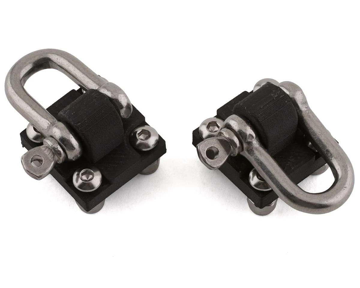 Exclusive RC SCX6 1/6 Scale D-Rings w/Mounts (2) (Miniature Scale Accessory) 1 Exclusive RC SCX6 1/6 Scale D-Rings w/Mounts (2) (Miniature Scale Accessory)