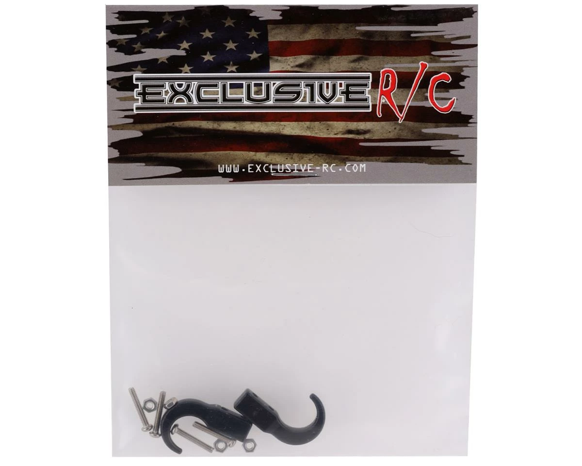 Exclusive RC SCX6 1/6 Scale Recovery Hooks (2) (Black) (Miniature Scale Accessory) 2 Exclusive RC SCX6 1/6 Scale Recovery Hooks (2) (Black) (Miniature Scale Accessory) - Image 2