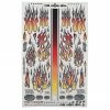 Firebrand RC Flames Fire Fade Decal Sheet (Orange/Red) (8.5x14")