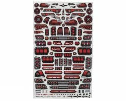 Firebrand RC Tail Lights Multi-Fit Decal Sheet (8.5x14")