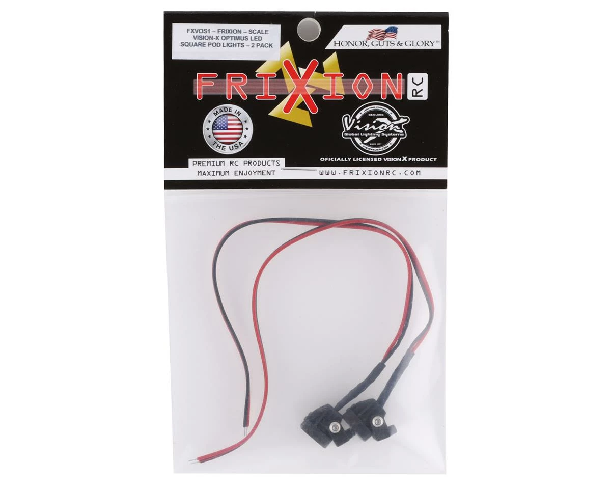 FriXion RC VISION X OPTIMUS "Square" LED Pod Lights (2) 2 FriXion RC VISION X OPTIMUS "Square" LED Pod Lights (2) - Image 2