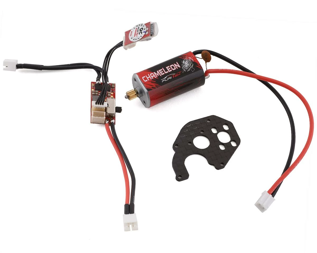 Furitek SCX24 Igmelon Brushed Motor/ESC Combo w/Motor Plate 1 Furitek SCX24 Igmelon Brushed Motor/ESC Combo w/Motor Plate