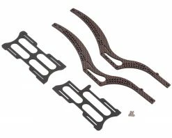 Furitek SCX24 Scythe Carbon Fiber Frame Rails (Red)