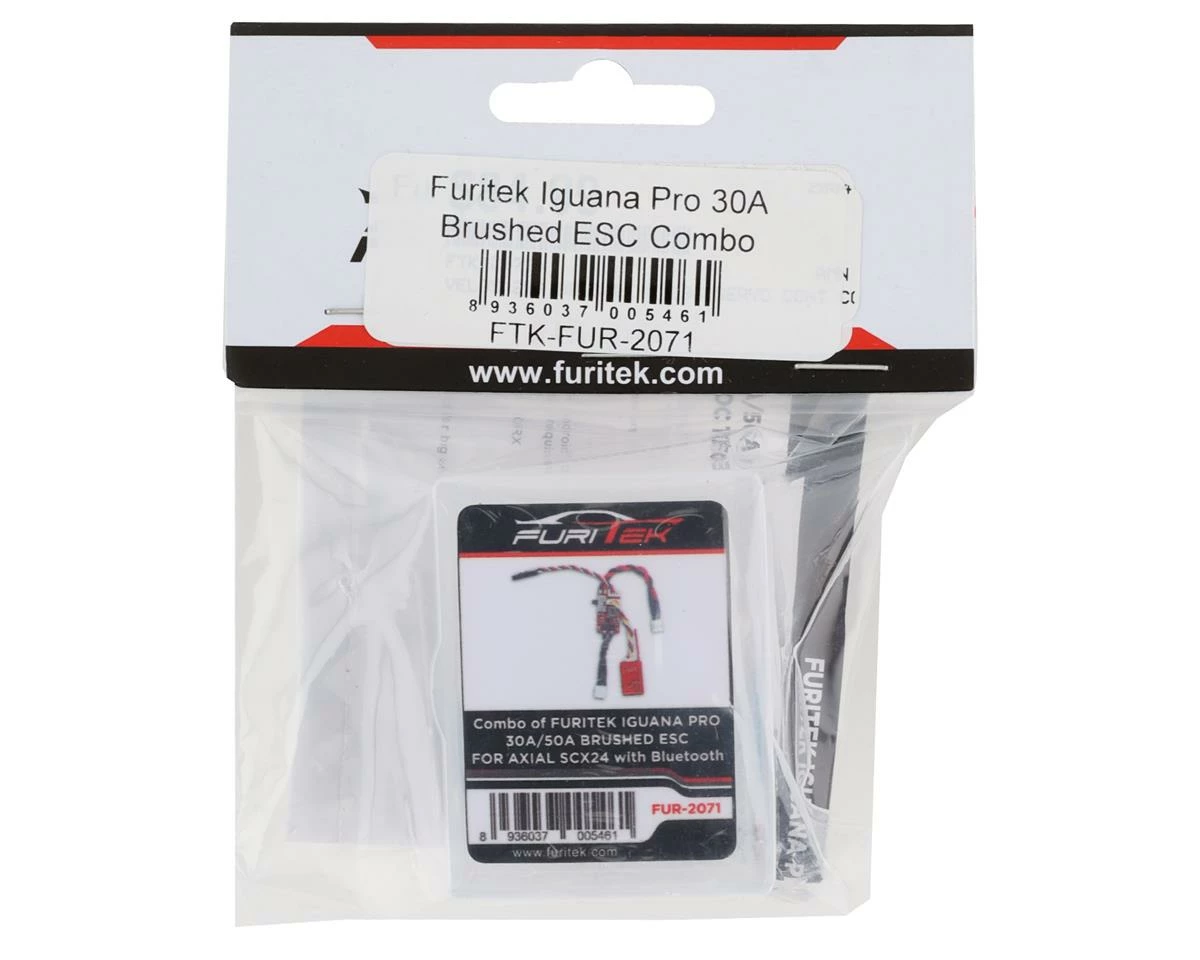 Furitek Iguana Pro 30A Brushed ESC Combo w/Bluetooth Module 2 Furitek Iguana Pro 30A Brushed ESC Combo w/Bluetooth Module - Image 2
