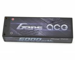 Gens Ace 2s LiPo Battery Pack 70C (7.4V/6000mAh) w/4mm Bullet & Wire Harness