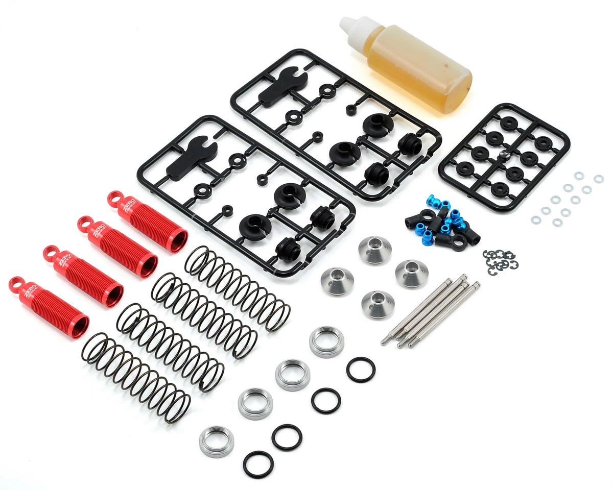 Gmade 94mm Zero Shock Set (Red) (4) 1 Gmade 94mm Zero Shock Set (Red) (4)