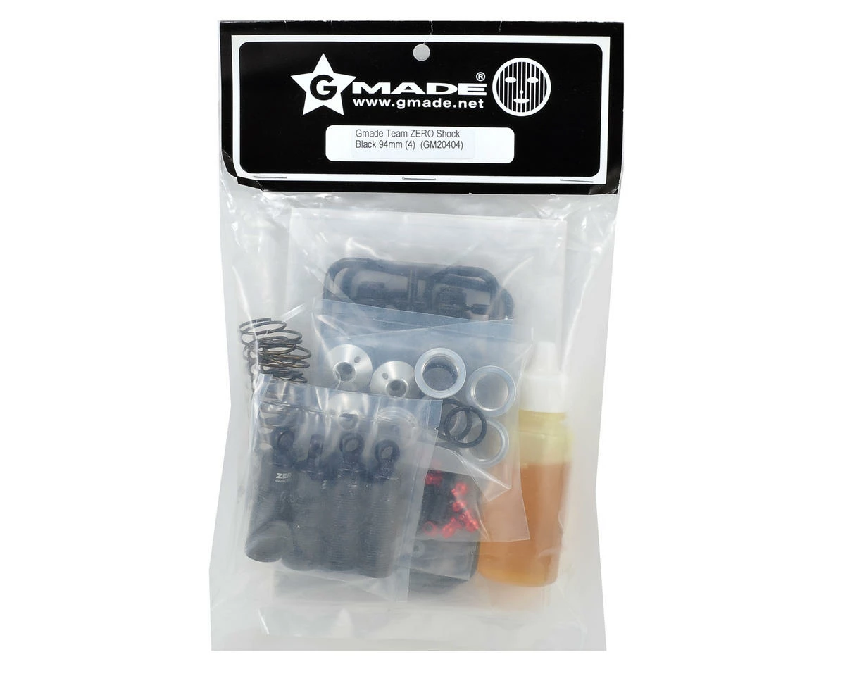 Gmade 94mm Zero Shock Set (Black) (4) 2 Gmade 94mm Zero Shock Set (Black) (4) - Image 2