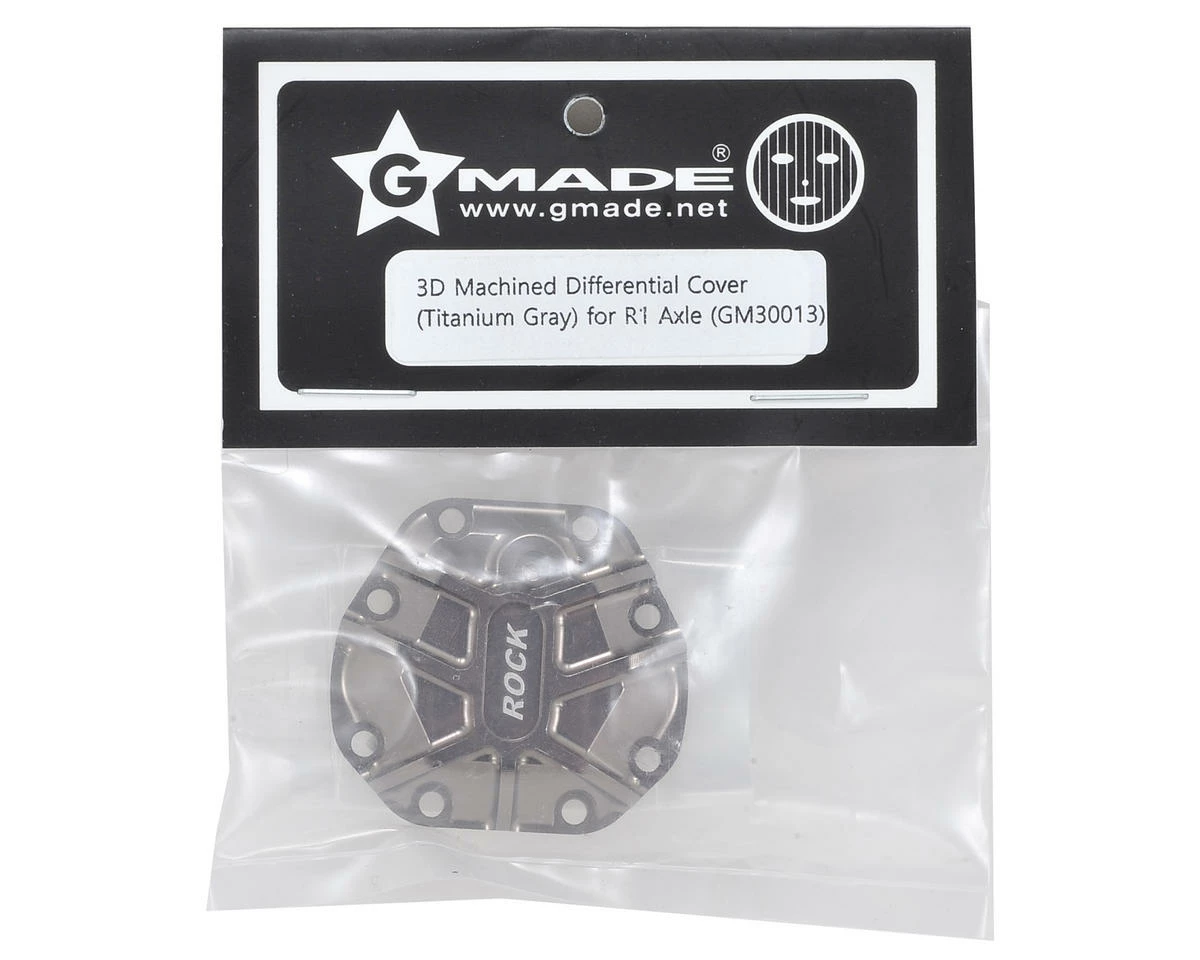 Gmade R1 3D Machined Differential Cover (Grey) 2 Gmade R1 3D Machined Differential Cover (Grey) - Image 2