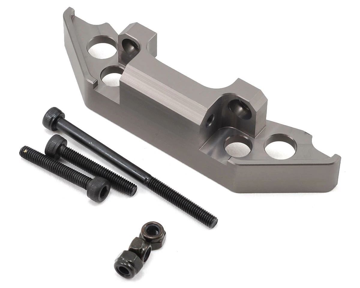 Gmade Komodo Aluminum Rear Axle Truss Upper Link Mount (Grey) 1 Gmade Komodo Aluminum Rear Axle Truss Upper Link Mount (Grey)