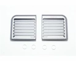 GPM Racing Traxxas TRX-4 Aluminum Headlight Brush Guard (Silver) (2)